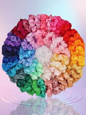 Satin scrunchies