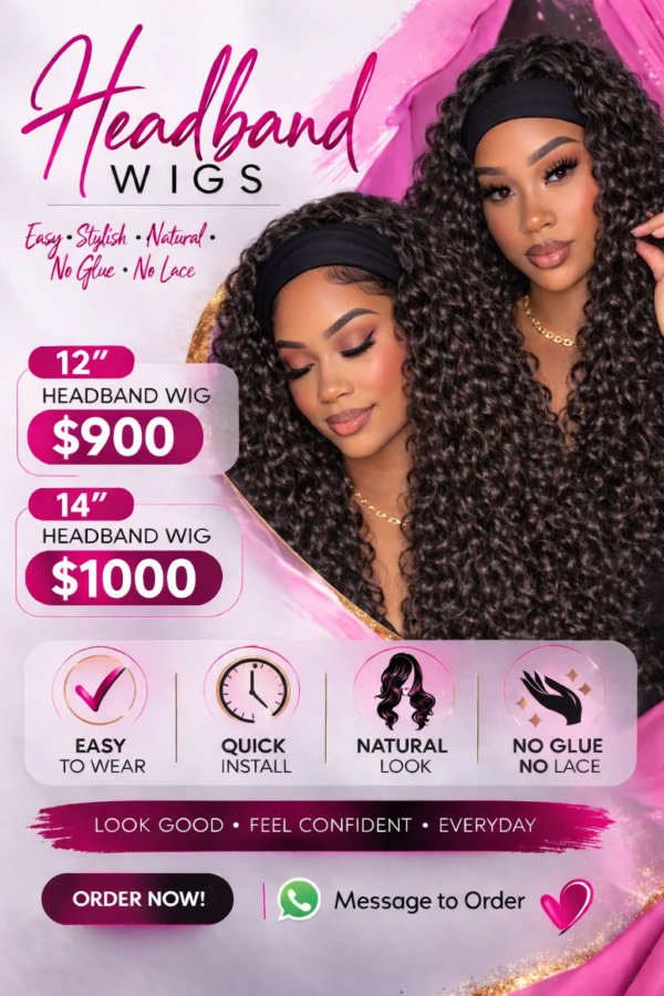 Headband wig